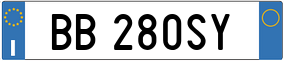 Truck License Plate